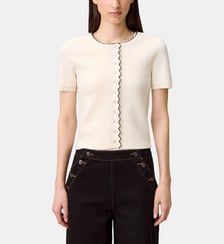 Cardigan maille contrasté Claudie Pierlot