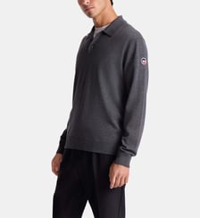 Pull clovon col polo coupe ajustée Fusalp