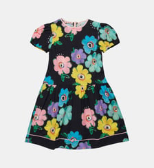Robe à imprimé fleuri coloré Marni