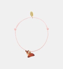 Bracelet corde rose faon Les Néréides