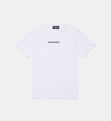T-shirt avec logo en caoutchouc Dsquared2