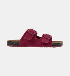 Sandales semelle intérieure cuir patch talon confort everywear Isotoner