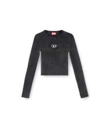 Pull crop avec logo cut-out Diesel