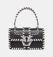 Petit sac à main mini love bag en cuir Pinko