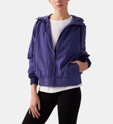 Blouson coupe-vent léger à capuche Alize Jott