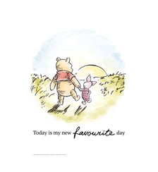 Poster Disney - Winnie the Pooh - Friendship Sunset Poster & Frame