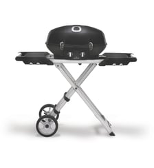 Barbecue gaz Travel Q Pro noir 2brûleurs sur chariot pliant, 54x37 cm Napoleon