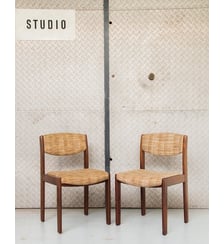 Lot de 6 chaises scandinaves Alma N°369- Produit chiné Debongout