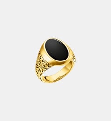 Bague noir-or Thomas Sabo