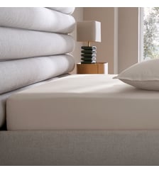 Drap-housse percale de coton 120 fils, bonnet 30 cm AM.PM