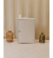 Armoire à pharmacie en bois blanc Gaëlle N°1511- Produit chiné Debongout