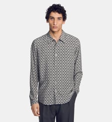 Chemise imprimé chaine Sandro