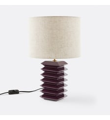 Lampe à poser en céramique et lin La Redoute Interieurs