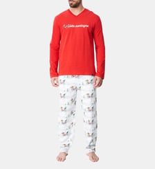Pyjama en jersey de coton épais - Hotte montagne Arthur