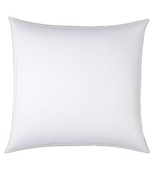 Taie D'oreiller Pure White Satin Lavé Stone Finition Black Drouault