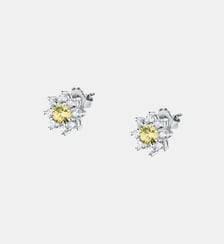 Boucles D'Oreilles en acier, cristaux, TESORI Morellato