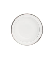 Plat rond creux en porcelaine finition platine - MALMAISON Christofle