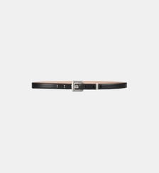 Ceinture Anthem en cuir lisse Balmain