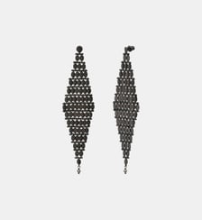 Boucles d'oreilles longues tiges percées  XXL  - Babylone Satellite