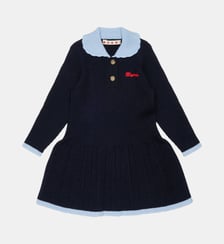 Robe en maille avec logo Marni