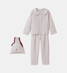 Pyjama à carreaux Fille Cyrillus