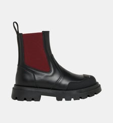 Bottines Chelsea avec logo sur le bout du pied Marni