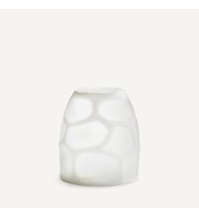 Vase en verre dépoli, H20 cm AM.PM