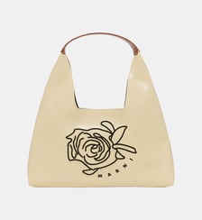Sac à bandoulière Diamond avec motif floral Marni
