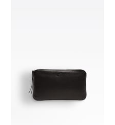 pochette en cuir Agnès b.