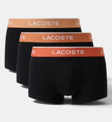 Lot de 3 boxers courts coton stretch Lacoste