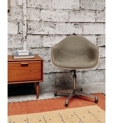 Fauteuil de bureau gris Jakob N°500- Produit chiné Debongout