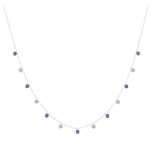 Collier Rivière CONFETTI -  Diamants et saphirs bleus - Or blanc 750‰ La Brune & La Blonde