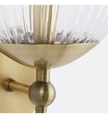 Applique laiton et verre strié La Redoute Interieurs