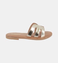 Mules plates en cuir BALI Les Tropeziennes par M. Belarbi