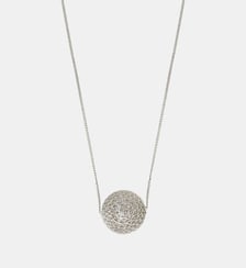 Collier large pendentif   doré à l'or fin - Betty Satellite