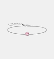 Bracelet avec pendentif à zircone rose Thomas Sabo