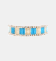 Bracelet reglable perles tissées colorées SAFIE Hipanema