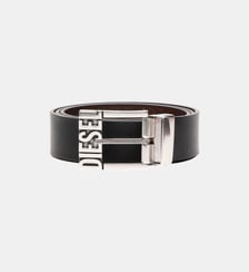 Ceinture en cuir à boucle signature Diesel