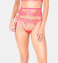Bonbon rose Porte jartelle Huit
