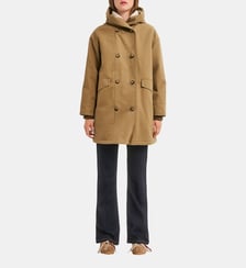Parka à capuche et boutonnage croisé - ANCA Pablo