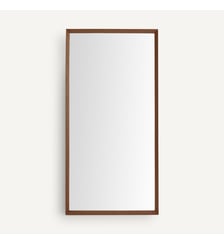 Miroir XXL noyer massif H200 cm AM.PM