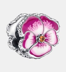 Charm Pensée Rose Pandora