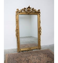 Très grand miroir Louis Philippe Georges N°1315- Produit chiné Debongout