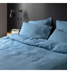 Housse de couette en lin lavé, RÊVE DE LIN Blanc Cerise