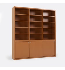 Bibliothèque, finition peinture mate, 15 niches et 3 portes La Redoute Interieurs