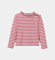 T-shirt marinière  tissu Liberty - Coton biologique Cyrillus