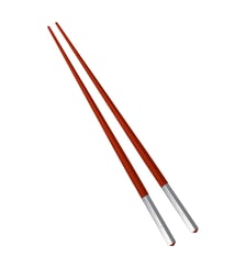 Paire de baguettes japonaises rouges - UNI Christofle