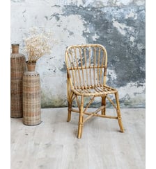 Chaise enfant en rotin Ernestine N°1360- Produit chiné Debongout