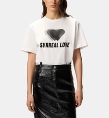 T-shirt avec imprimé Pinko