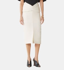 Jupe Midi En Jacquard Lanvin